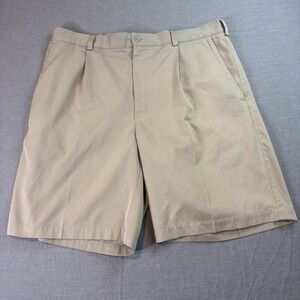 Nike Golf Khaki Tan Dri-Fit Performance 10" Inseam Shorts Mens 36 Golf Casual